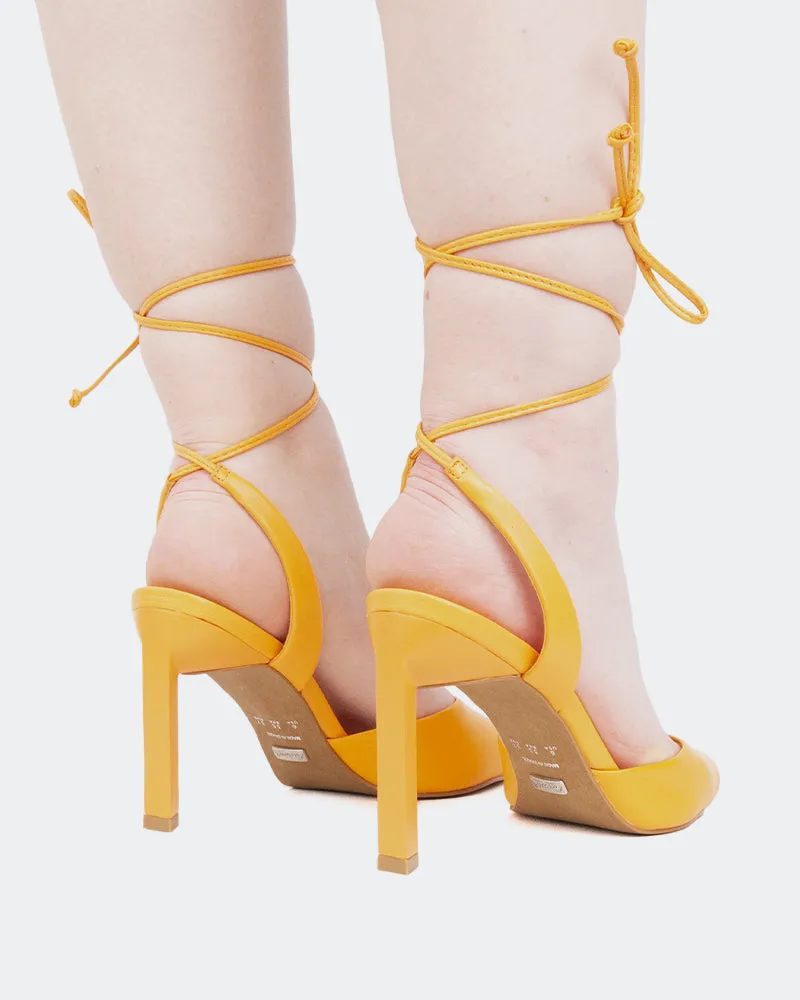 Eivissa Orange Leder