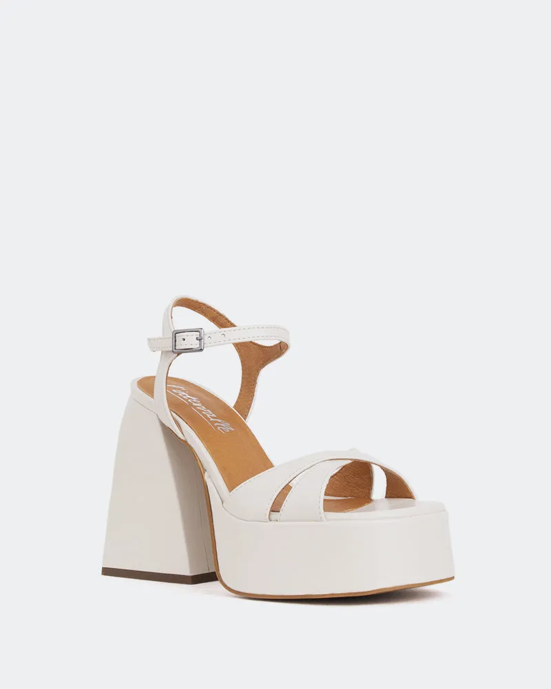 Endless Off White Leder/Cuir Blanc Cassé
