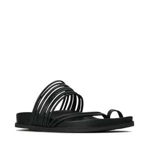 EOS Damen Carmella Zehenschlupf-Sandale in Schwarz