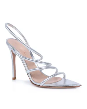 Ettie Sandale in Silber