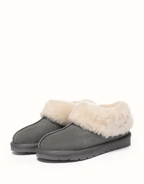 EVERAU® Homey Pantoffel Wildleder UGG Schuhe