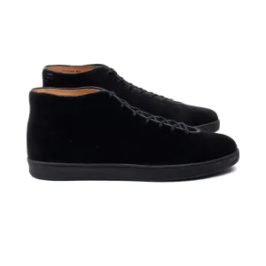 Everdon Wholecut Mid - Schwarzes schottisches Wildleder