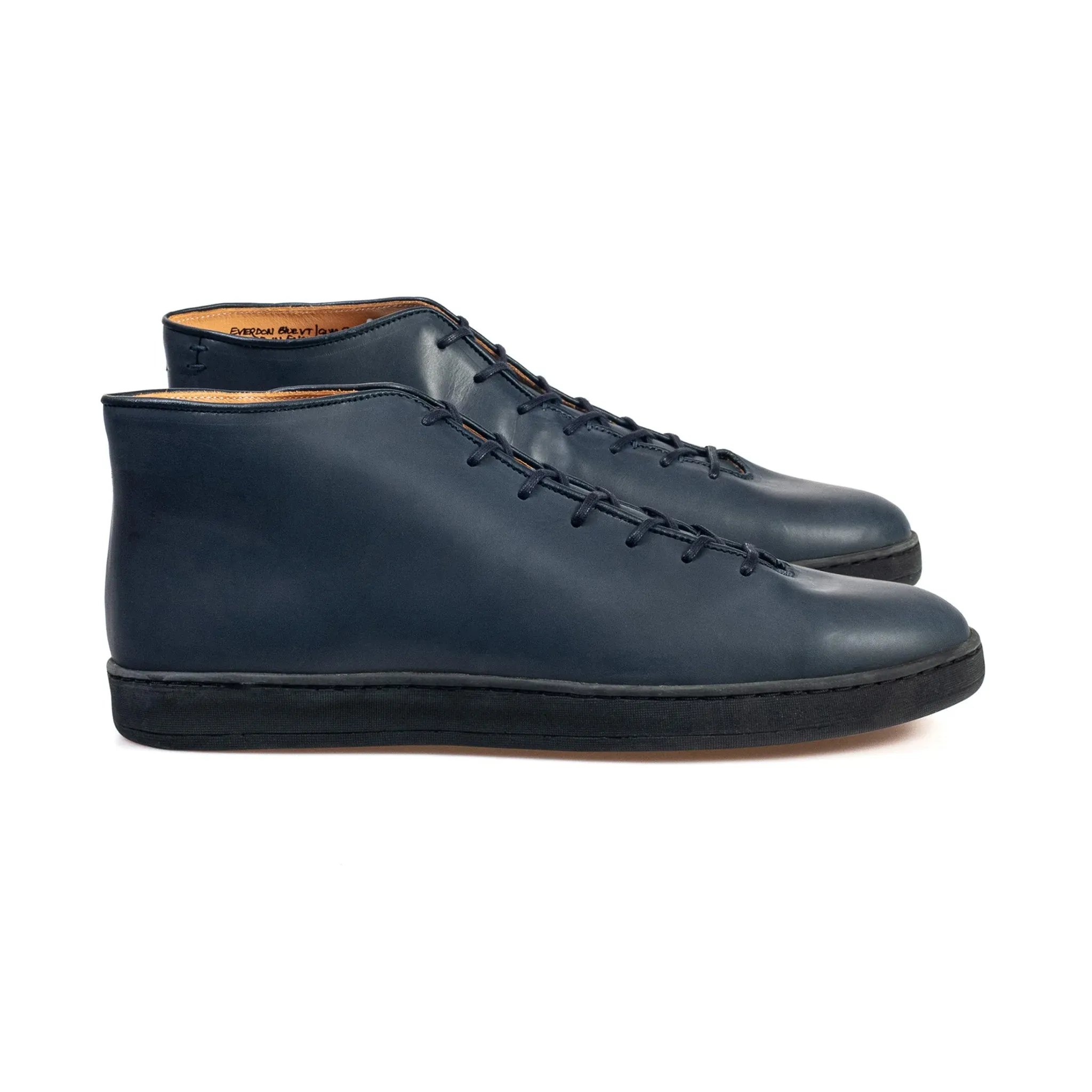 Everdon Wholecut Mid - Marineblau Veg Tan Kalbsleder