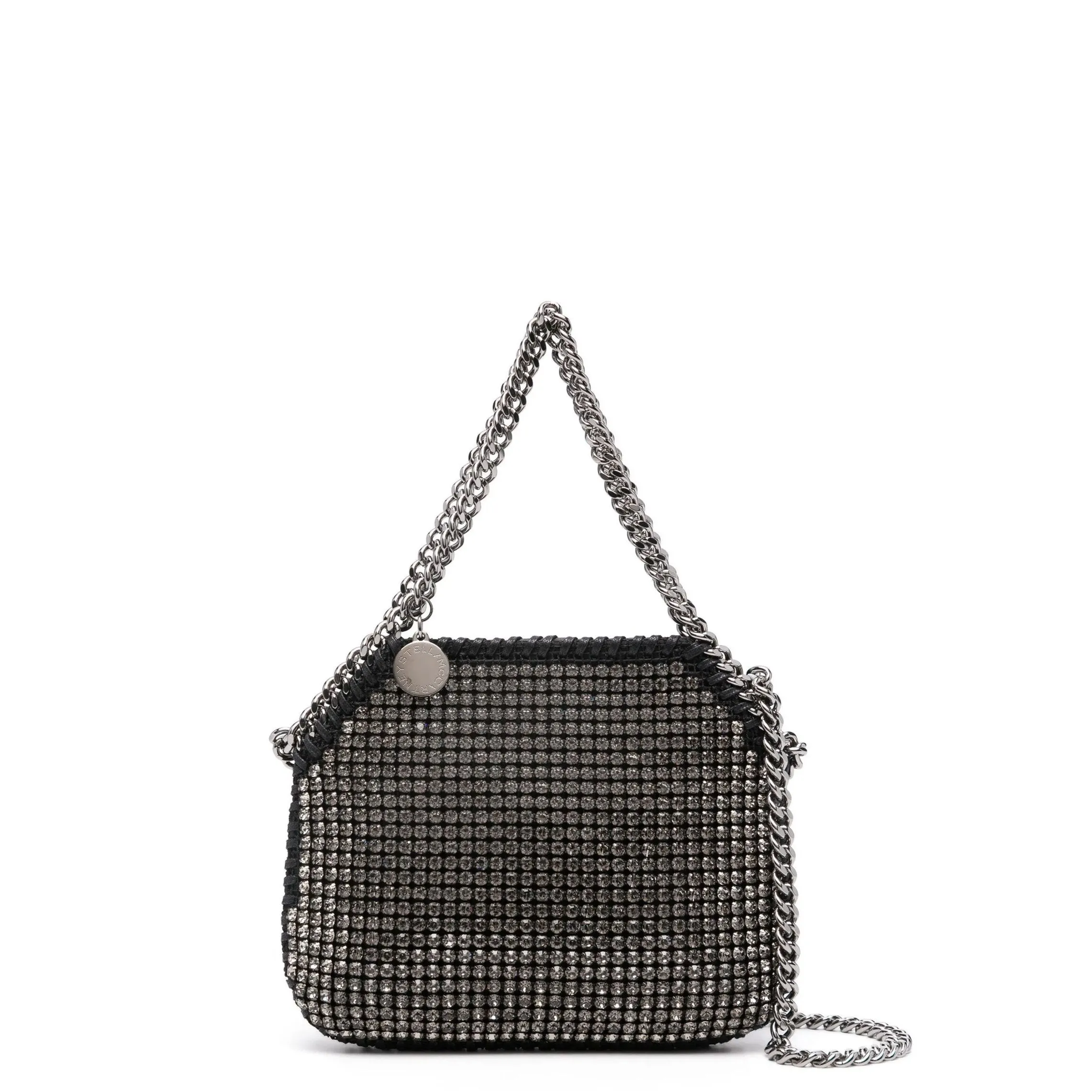 Falabella Abendtasche mit Kristallbesatz, Schwarz Taschen_Stella Mccartney_Taschen