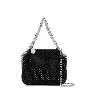 Falabella Abendtasche aus Kristallmesh, Schwarze Taschen_Stella Mccartney_Taschen