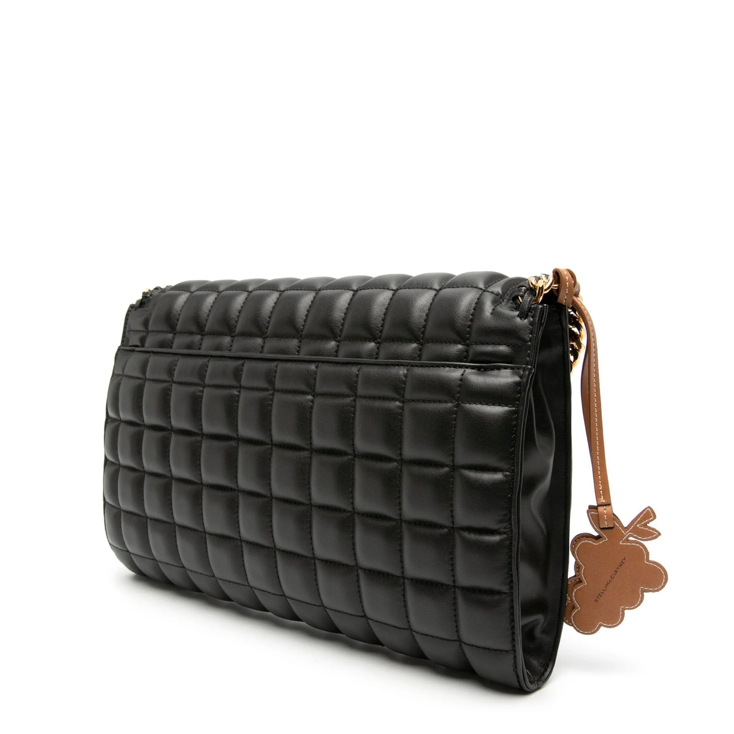 Falabella Große Klapp-Umhängetasche Gesteppt (G), Schwarze Taschen_Stella Mccartney_Taschen