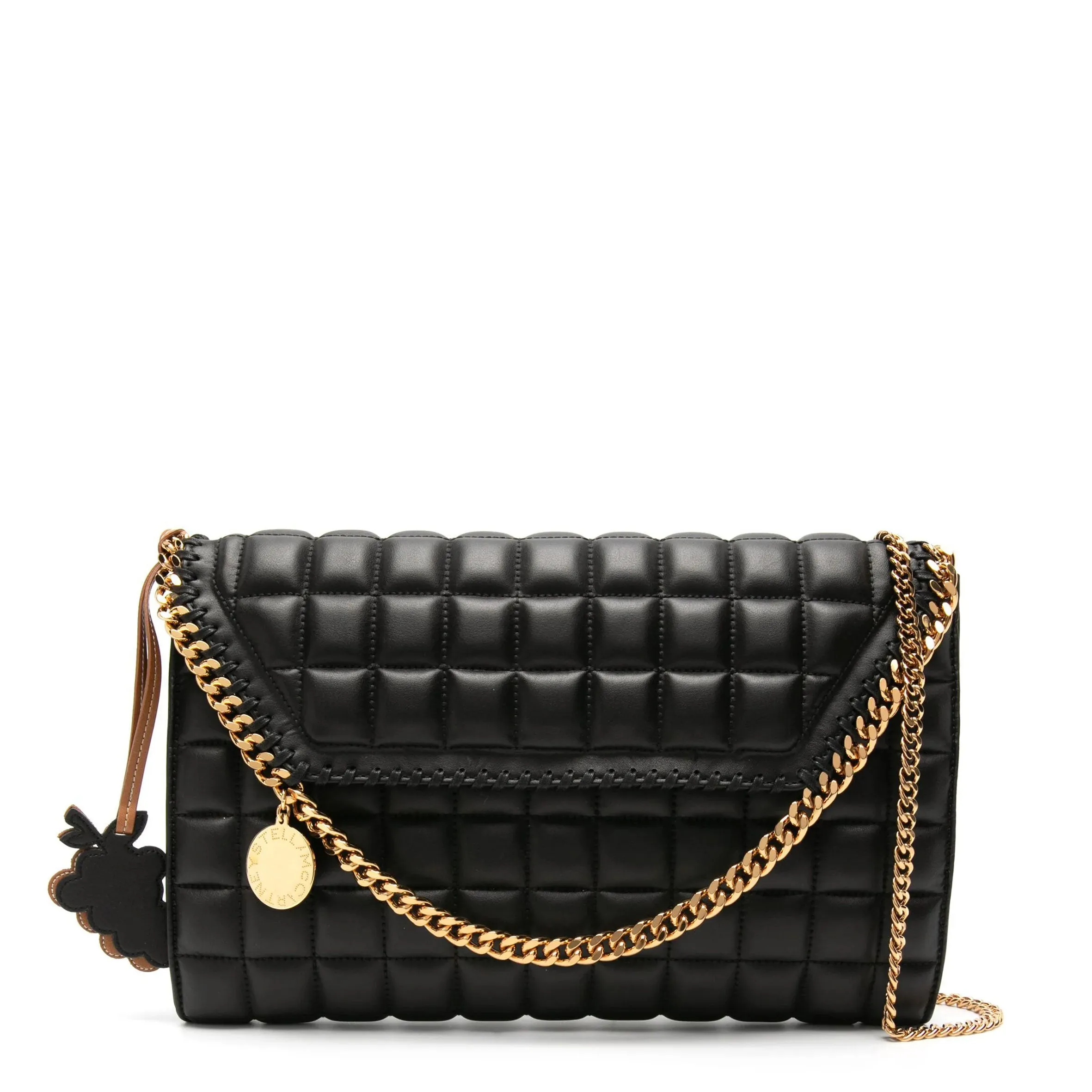Falabella Große Klapp-Umhängetasche Gesteppt (G), Schwarze Taschen_Stella Mccartney_Taschen