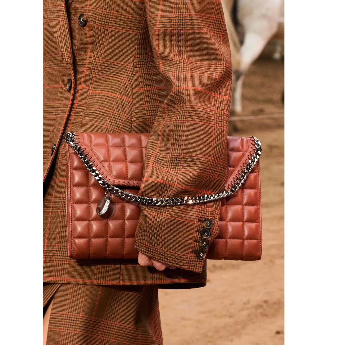 Falabella Große Klapp-Umhängetasche Gesteppt (G), Schwarze Taschen_Stella Mccartney_Taschen