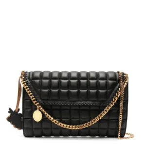 Falabella Große Klapp-Umhängetasche Gesteppt (G), Schwarze Taschen_Stella Mccartney_Taschen