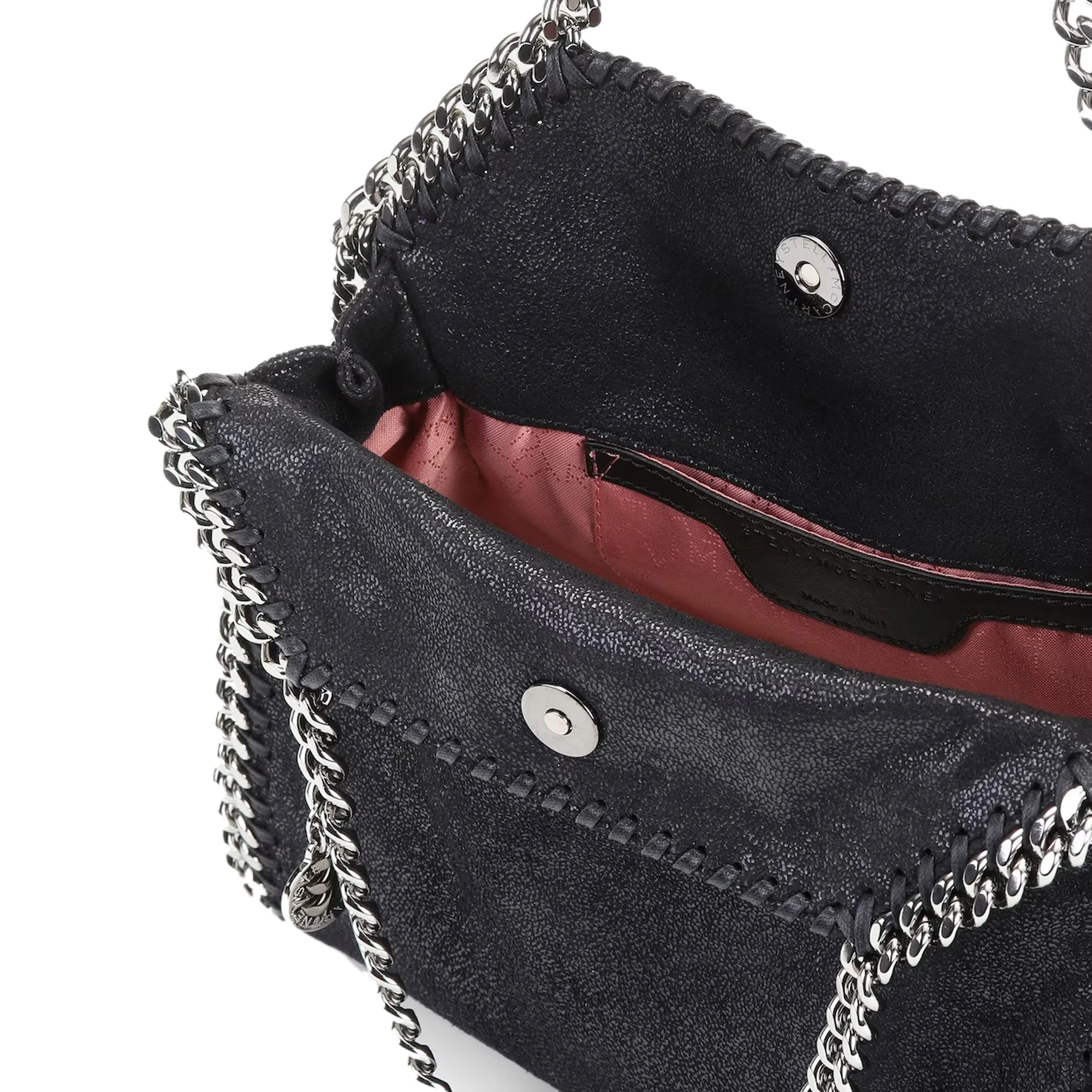 Falabella Mini Tragetasche Eco Deer, Schwarz (S) Taschen_Stella Mccartney_Taschen