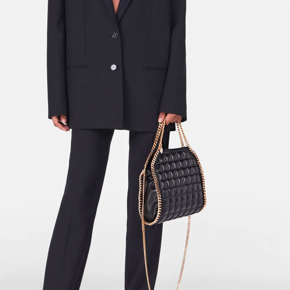Falabella Mini Stepptasche (G), Schwarze Taschen_Stella Mccartney_Taschen