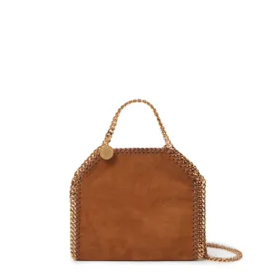 Falabella Mini-Tasche, Wildleder, Cognac Taschen_Stella Mccartney_Taschen