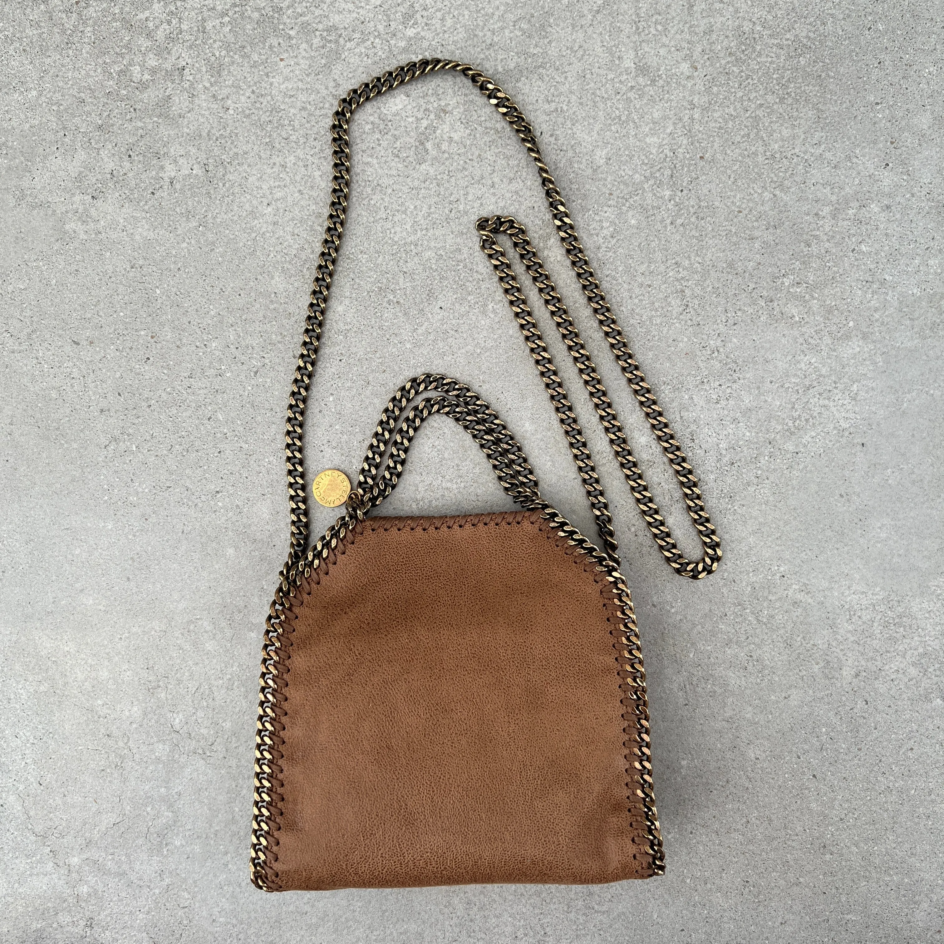 Falabella Mini-Tasche Eco Deer (AG), Pekannuss-Taschen_Stella Mccartney_Taschen