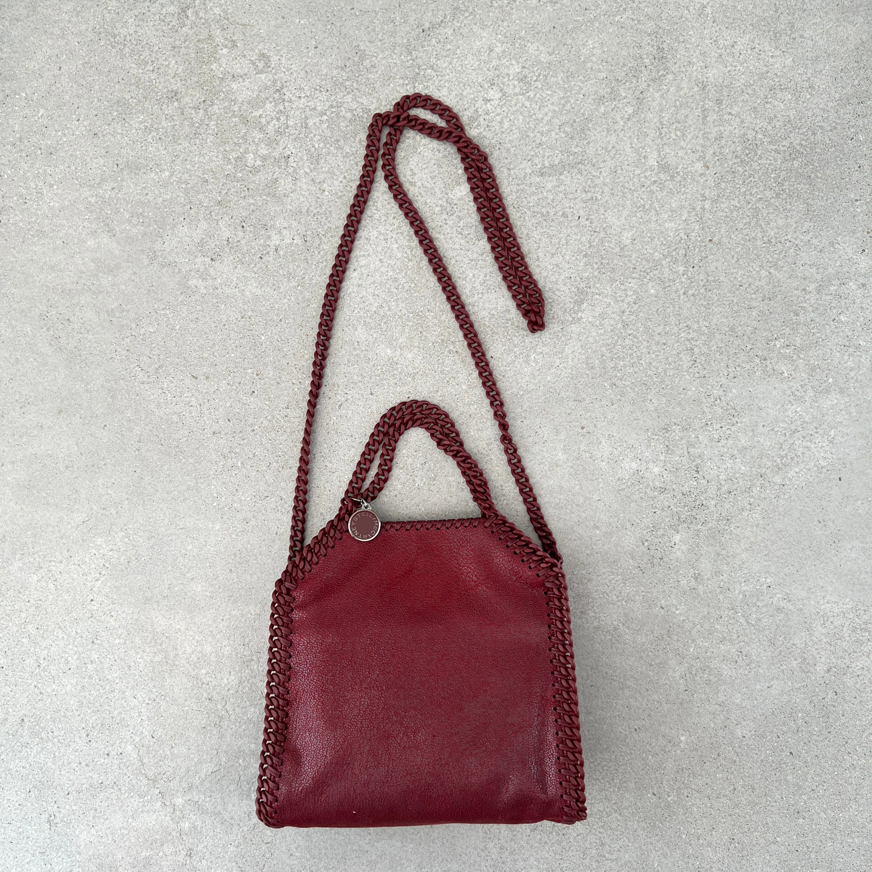 Falabella Mini-Tasche Eco Deer, Rubin Taschen_Stella Mccartney_Taschen