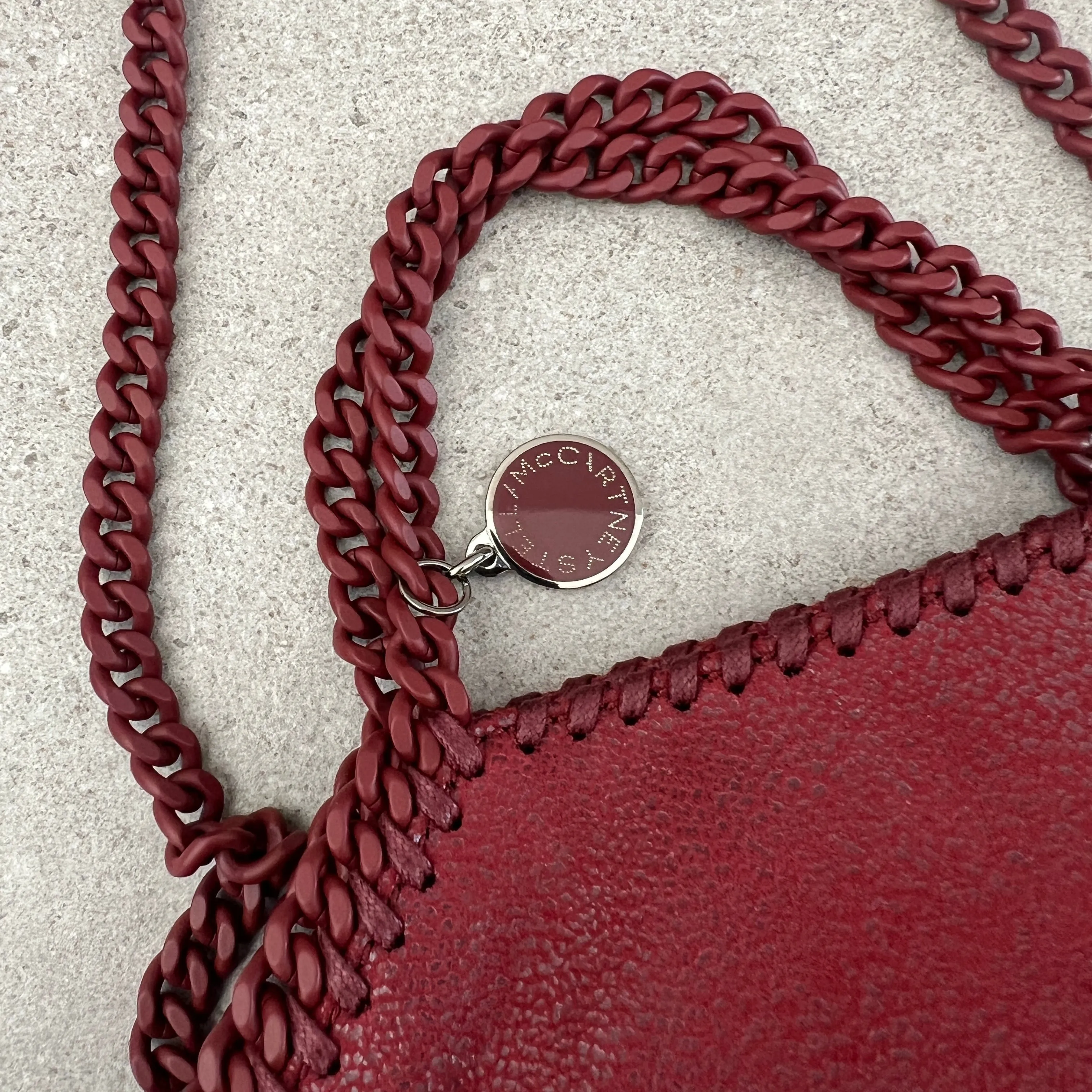 Falabella Mini-Tasche Eco Deer, Rubin Taschen_Stella Mccartney_Taschen