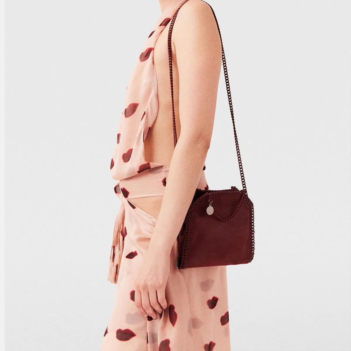 Falabella Mini-Tasche Eco Deer, Rubin Taschen_Stella Mccartney_Taschen