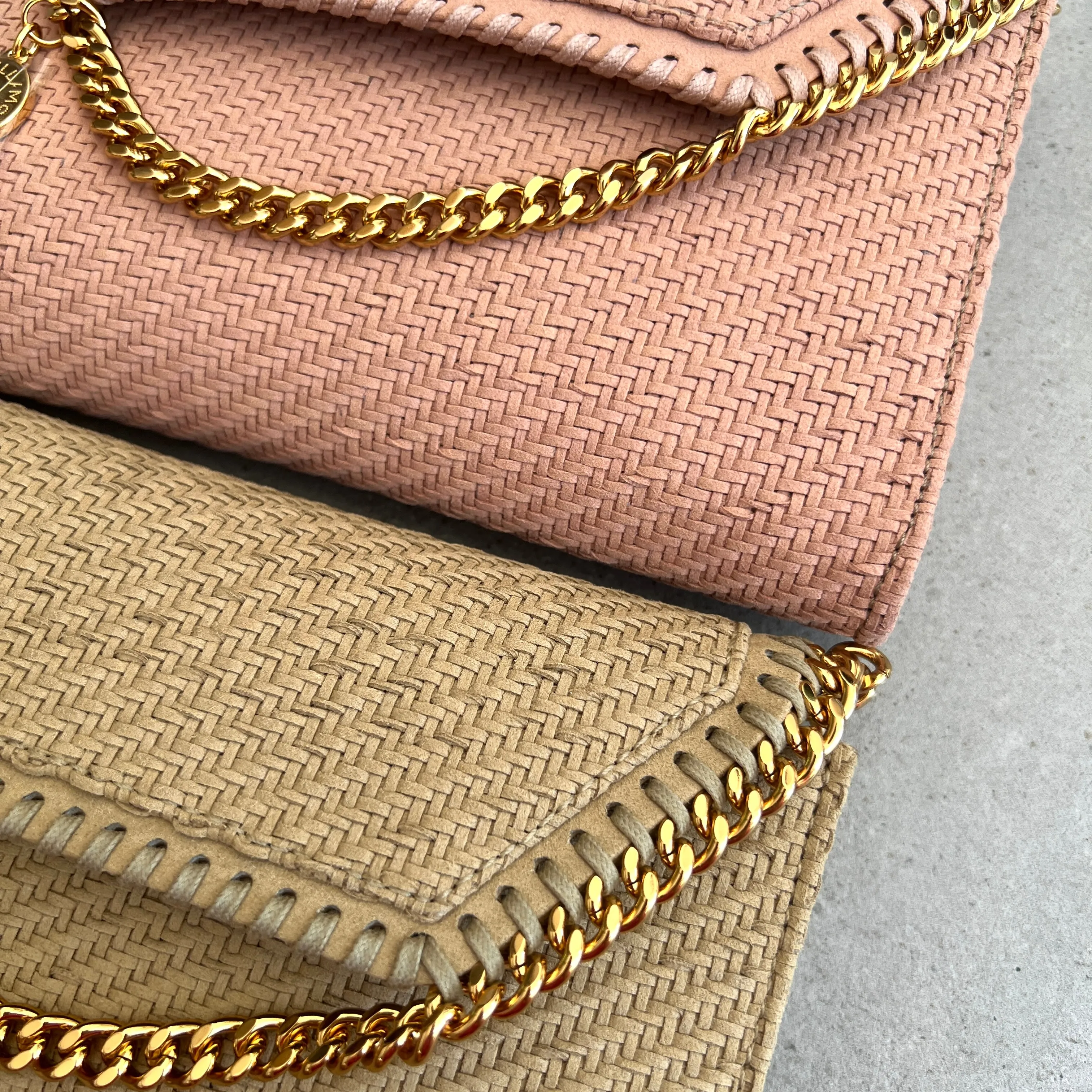 Falabella WOC Gewebtes Wildleder, Blush Taschen_Stella Mccartney_Taschen