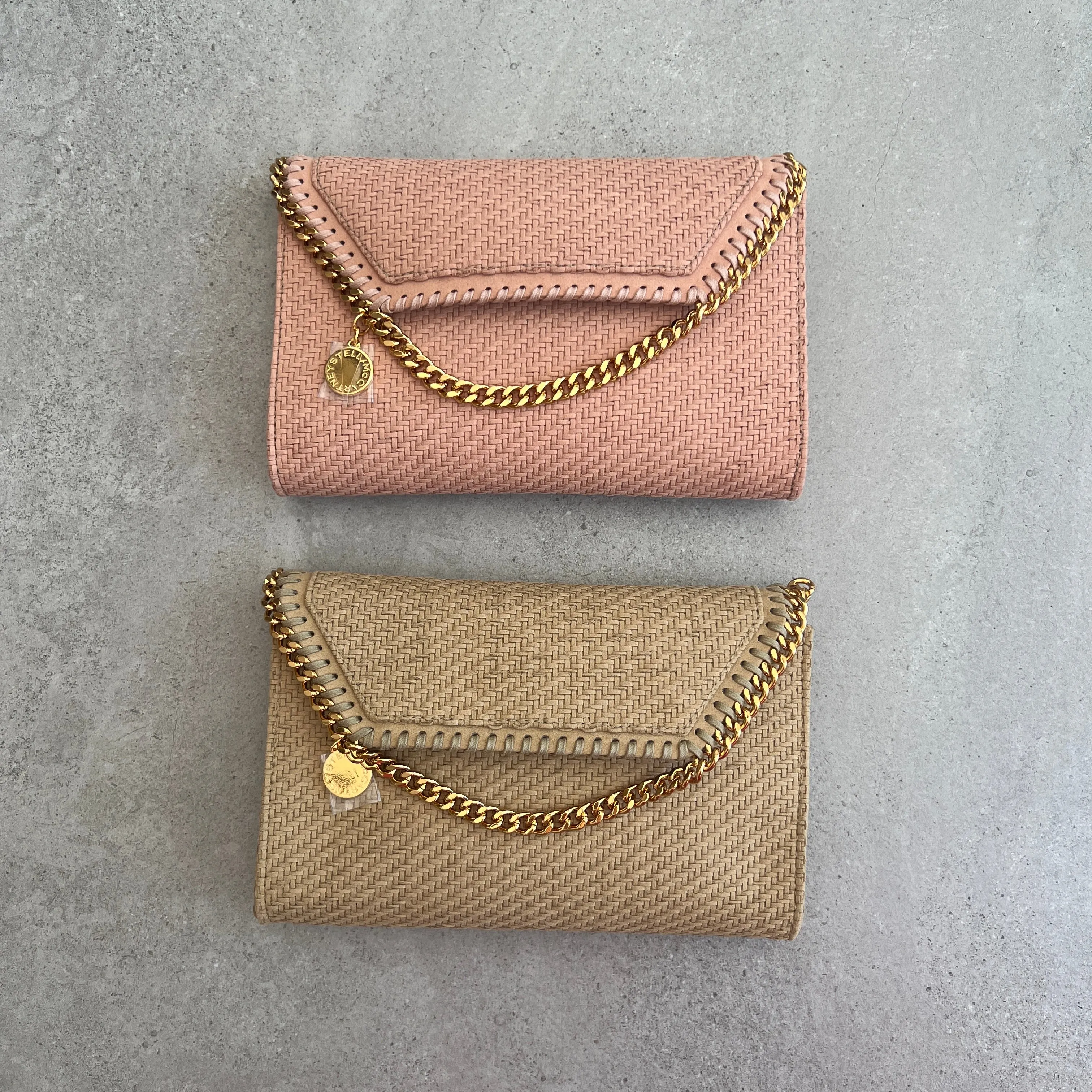 Falabella WOC Gewebtes Wildleder, Blush Taschen_Stella Mccartney_Taschen