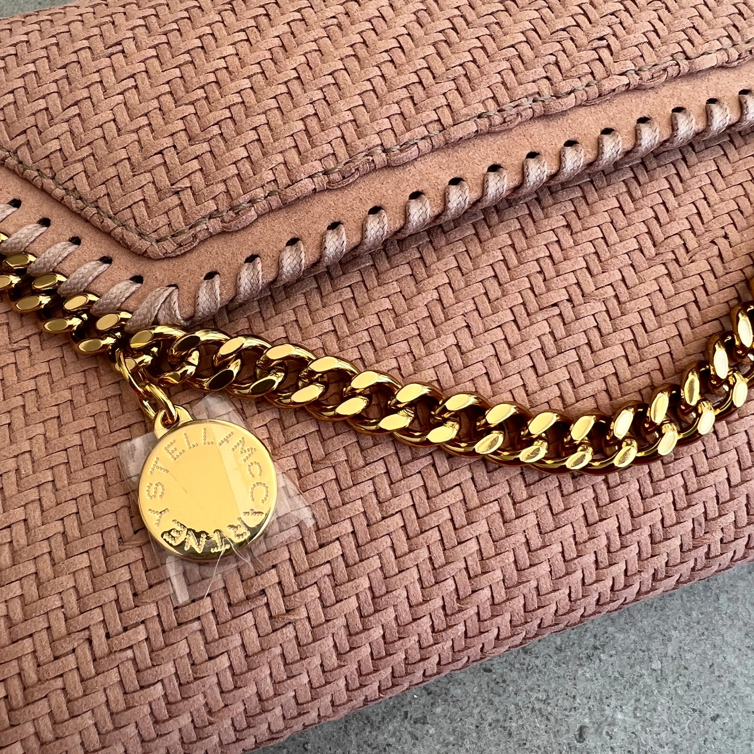 Falabella WOC Gewebtes Wildleder, Blush Taschen_Stella Mccartney_Taschen