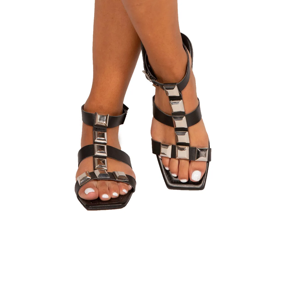 Feya Schwarz Leder