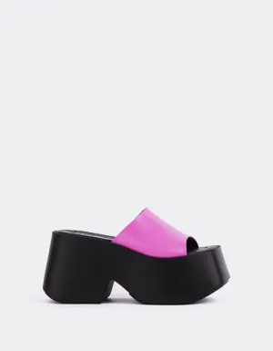 Fidèle Fucshia Leder