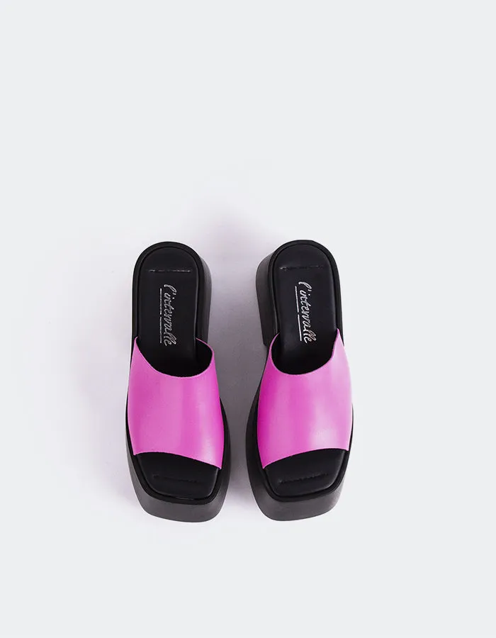Fidèle Fucshia Leder