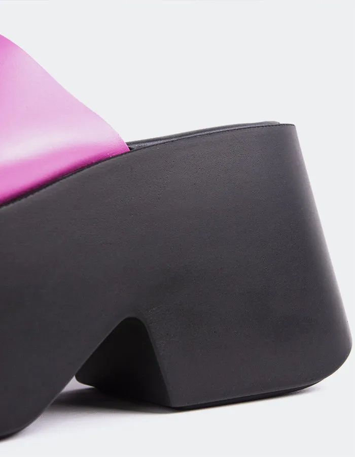 Fidèle Fucshia Leder