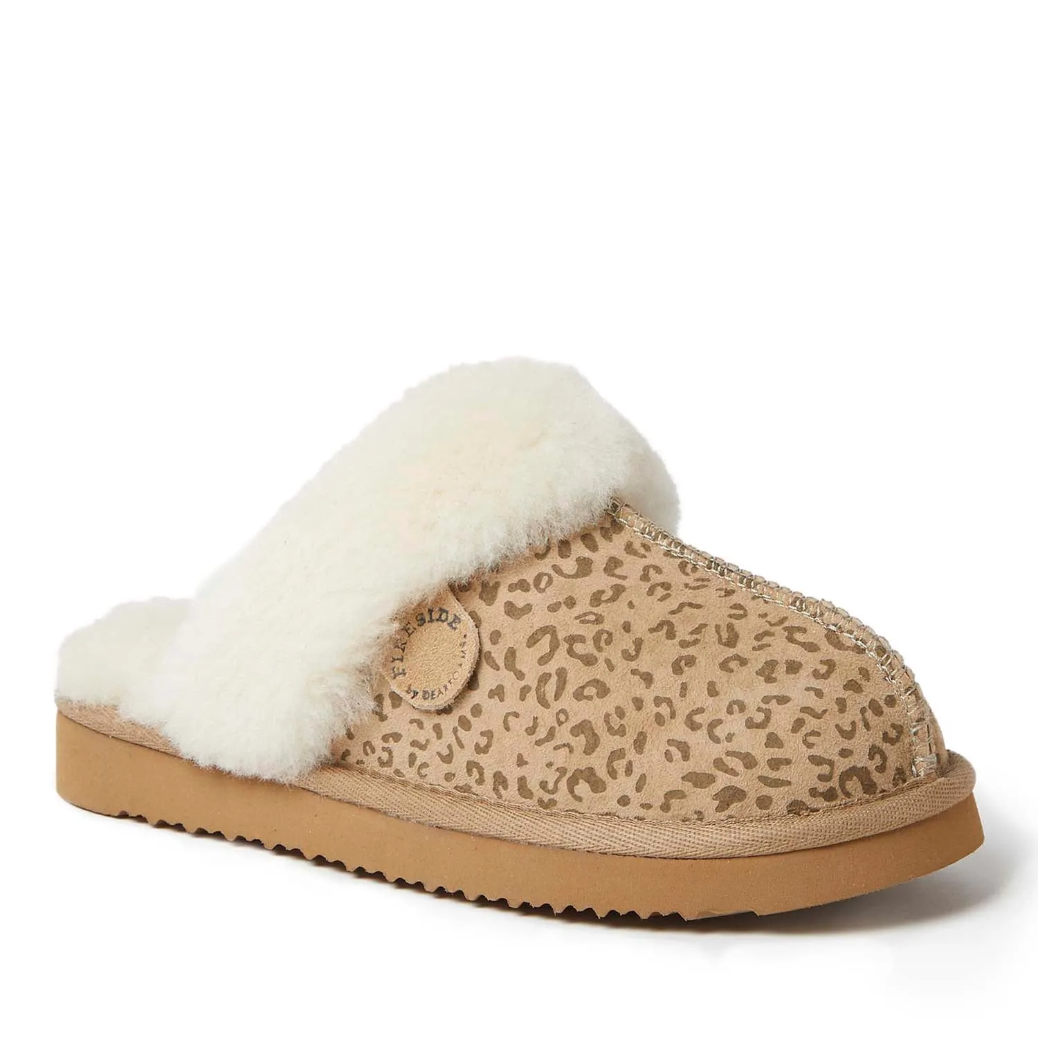 Fireside By Dearfoams Damen Sydney Echte Schaffell Pantoffeln Hey Dude Schuhe
