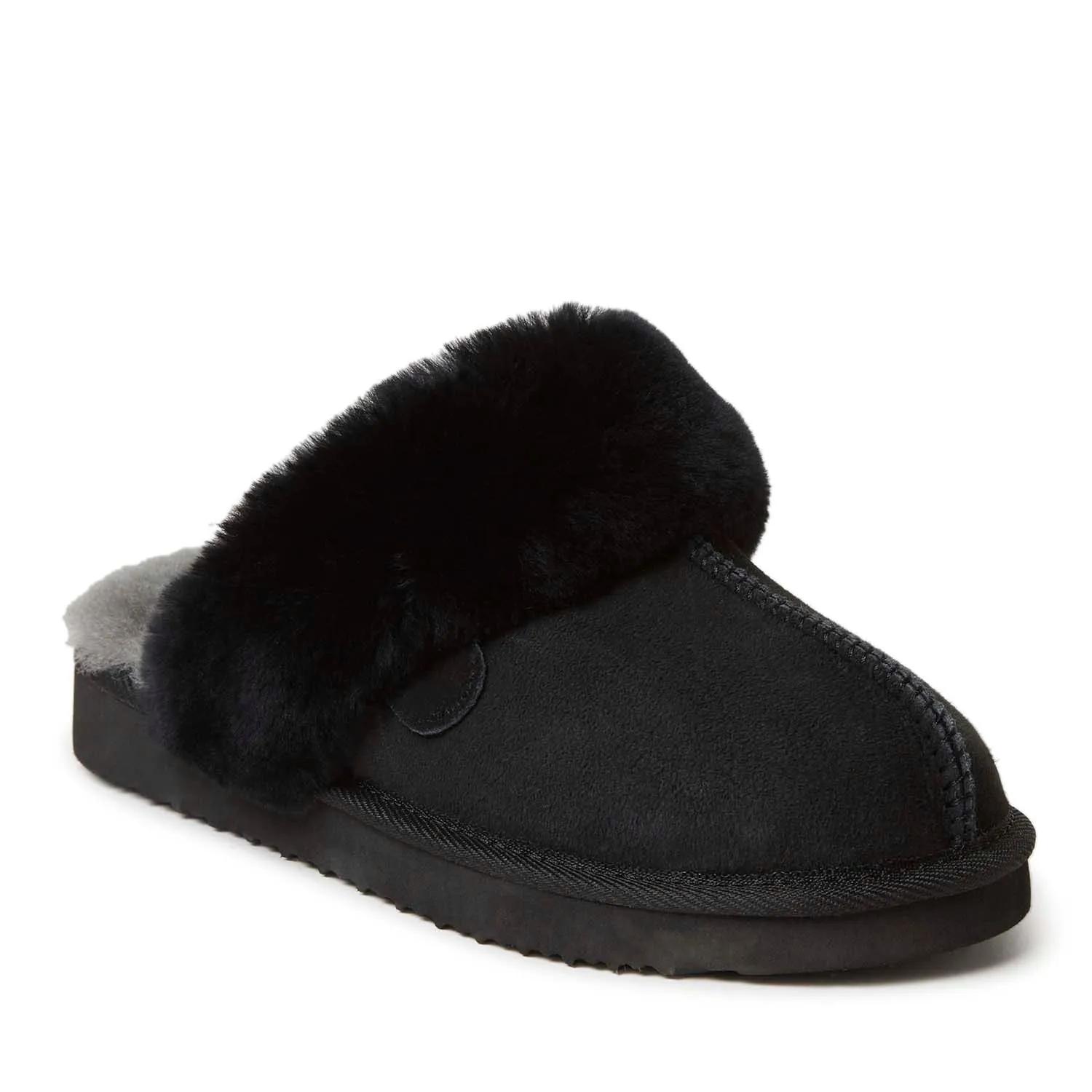 Fireside By Dearfoams Damen Sydney Echte Schaffell Pantoffeln Hey Dude Schuhe