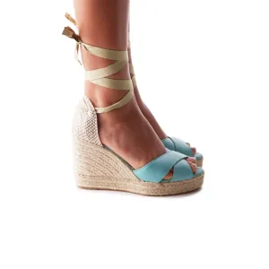 Floriano Blau Leder