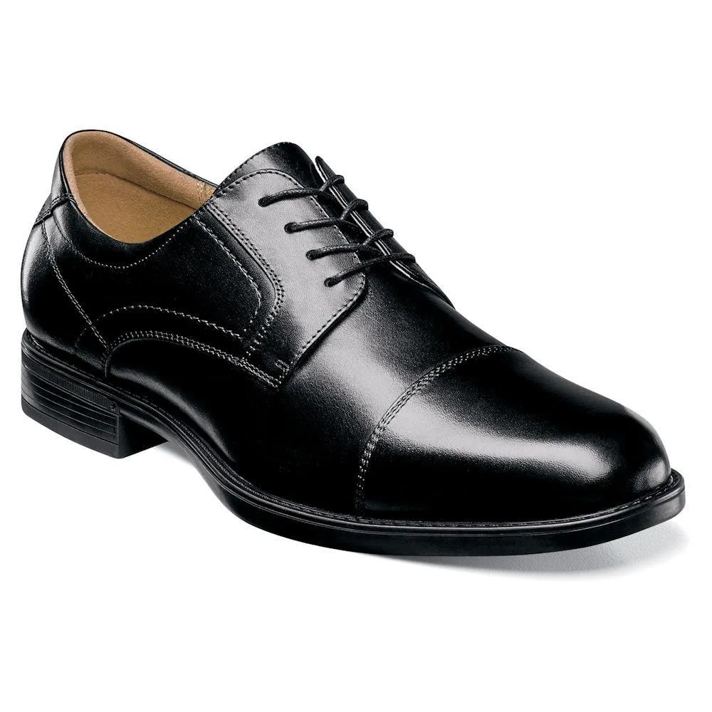 Florsheim Herren Midtown Cap Toe Oxford Schwarz