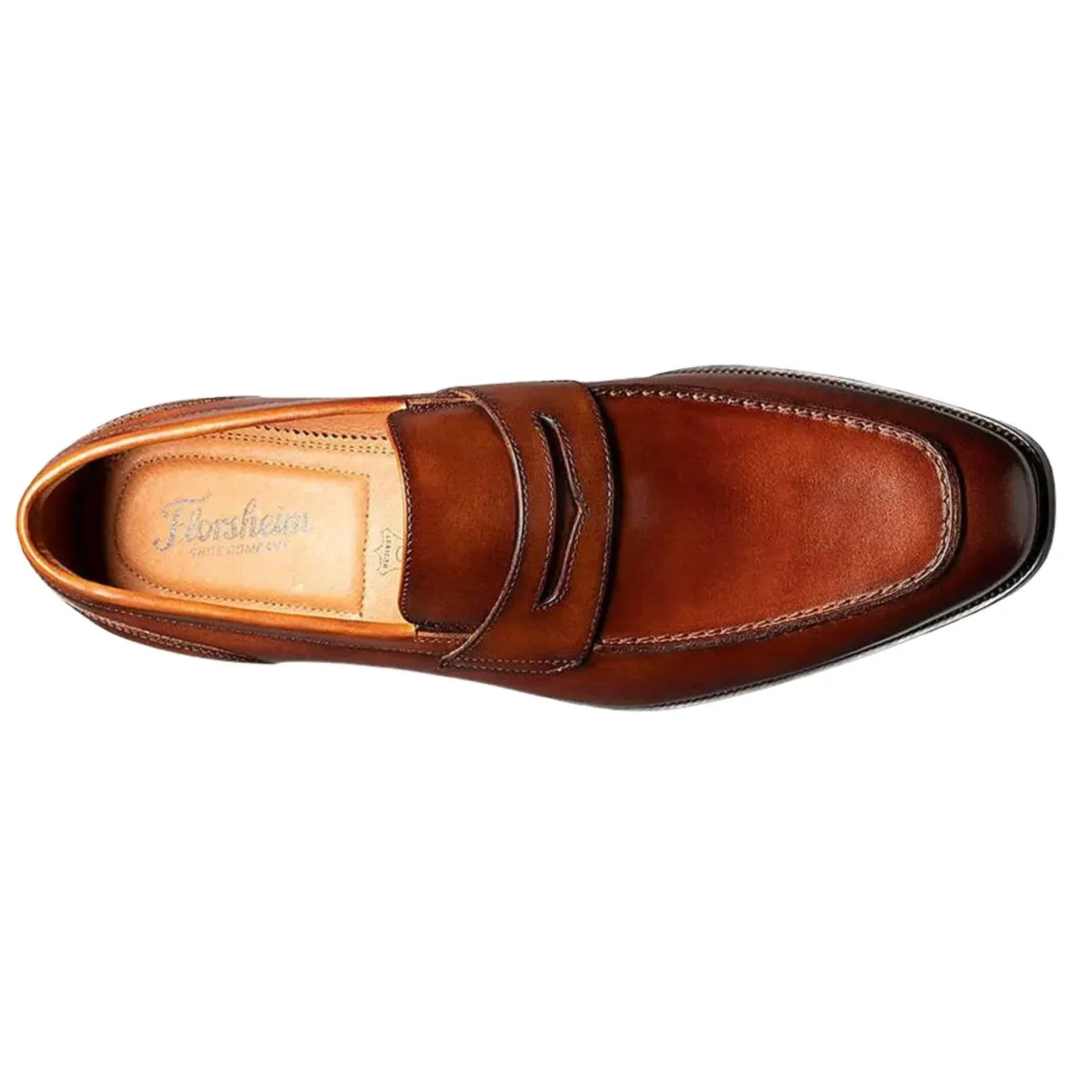 Florsheim Herren Sorrento Moc Zehen Penny Cognac