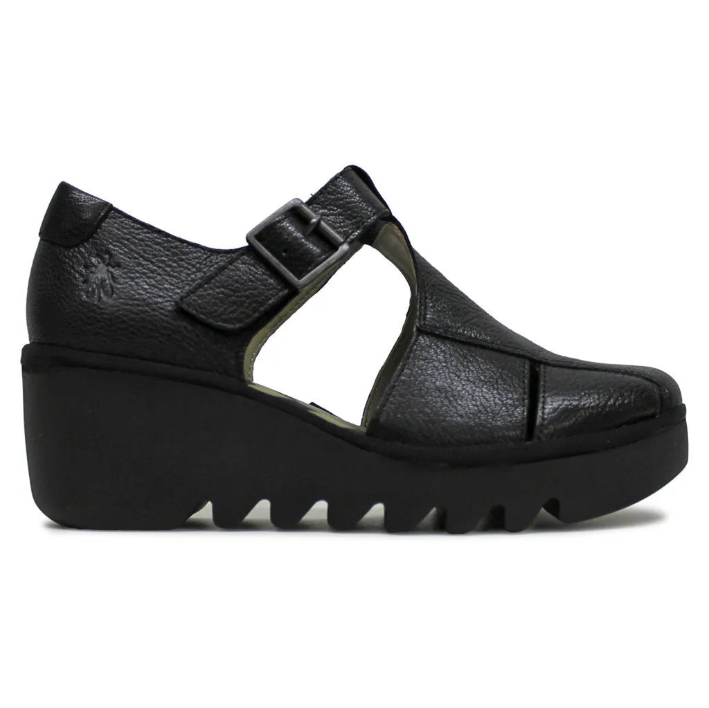 Fly London BURI481FLY Wildleder Damen Keilabsatz Schuhe