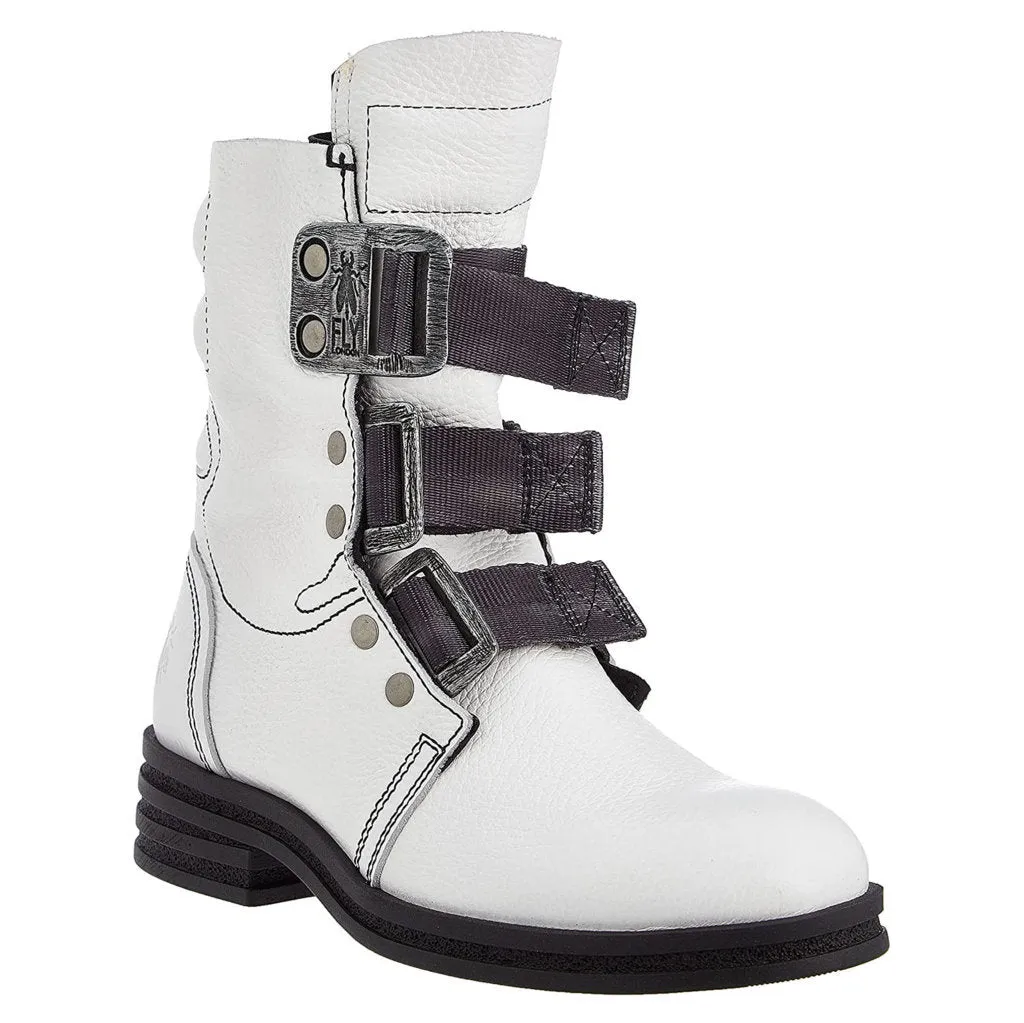 Fly London Kiff682Fly Leder Damen Schnürstiefeletten