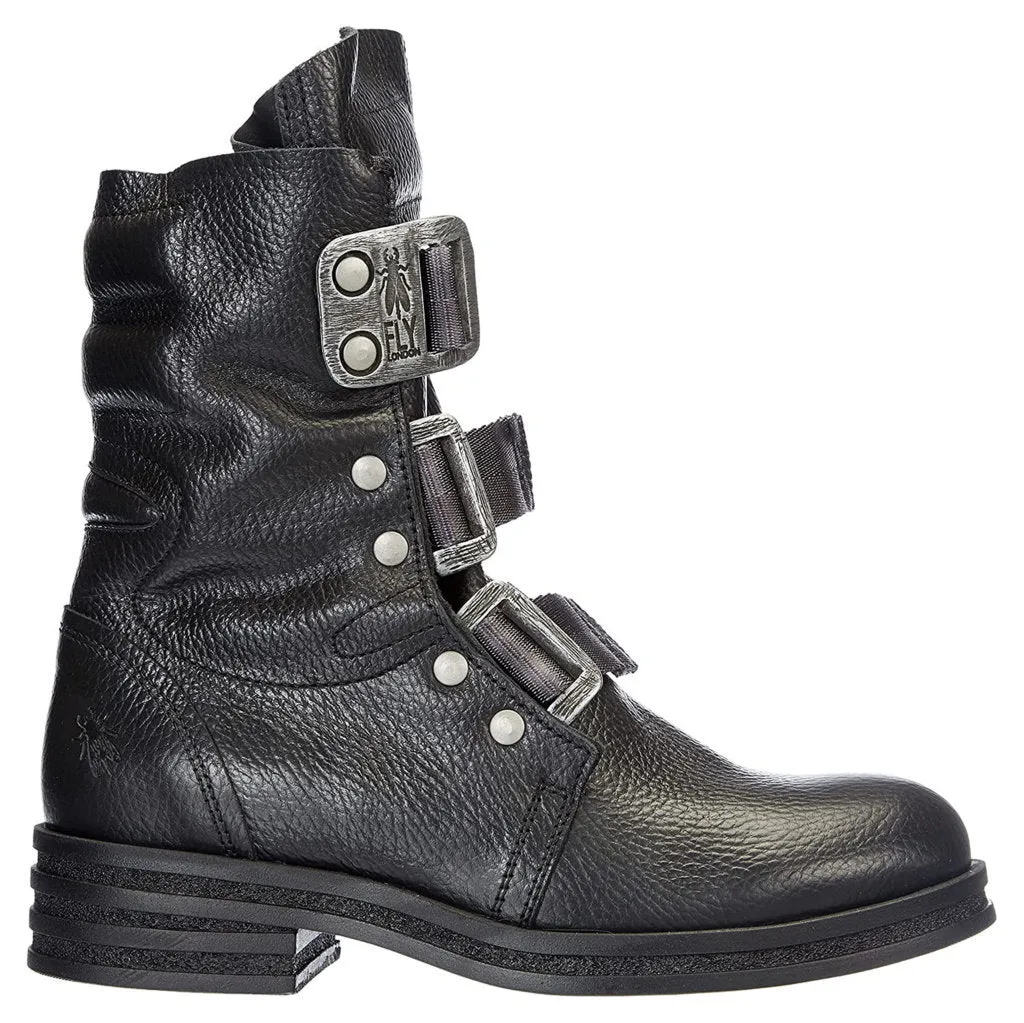 Fly London Kiff682Fly Leder Damen Schnürstiefeletten