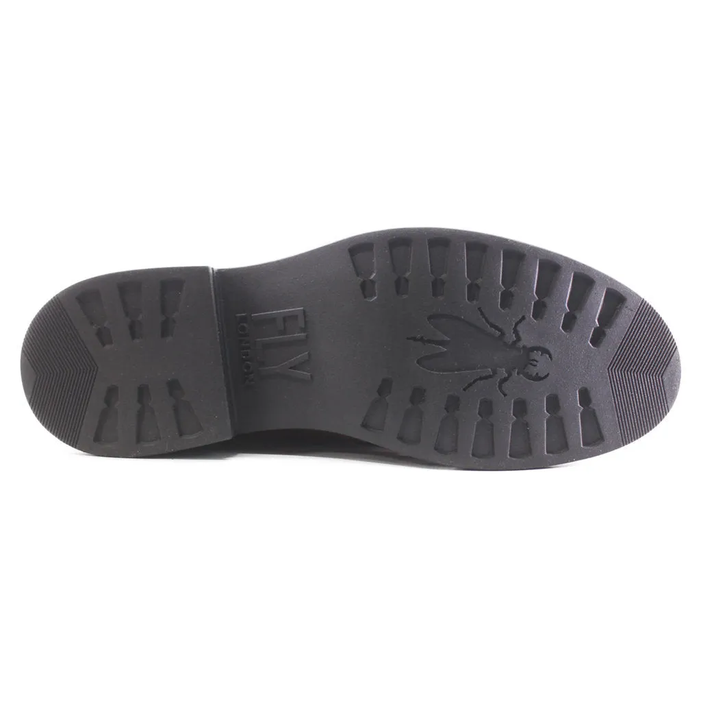 Fly London Kiff682Fly Leder Damen Schnürstiefeletten