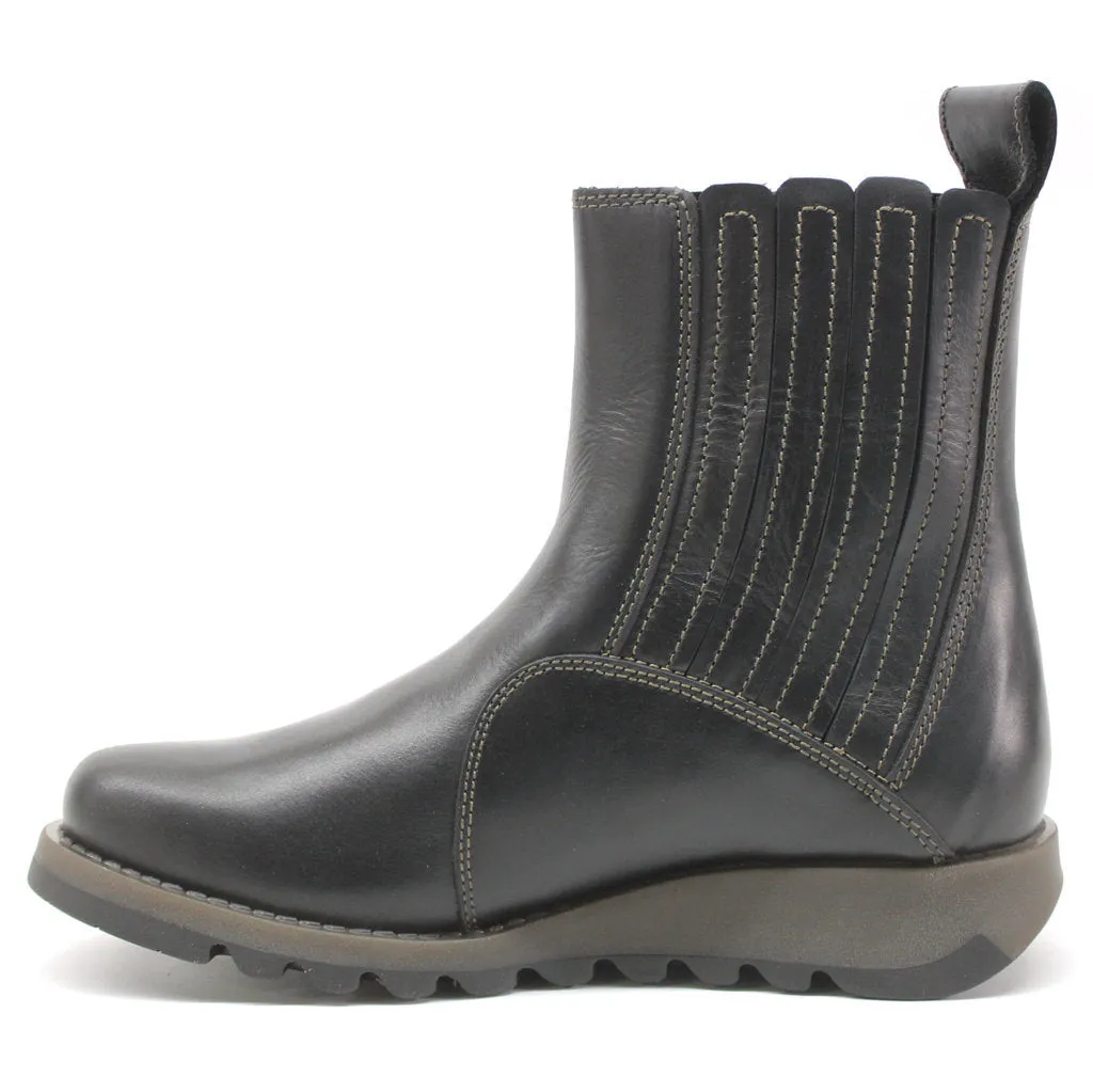 Fly London Suzy899Fly Rug Leder Stiefeletten für Damen mit Reißverschluss