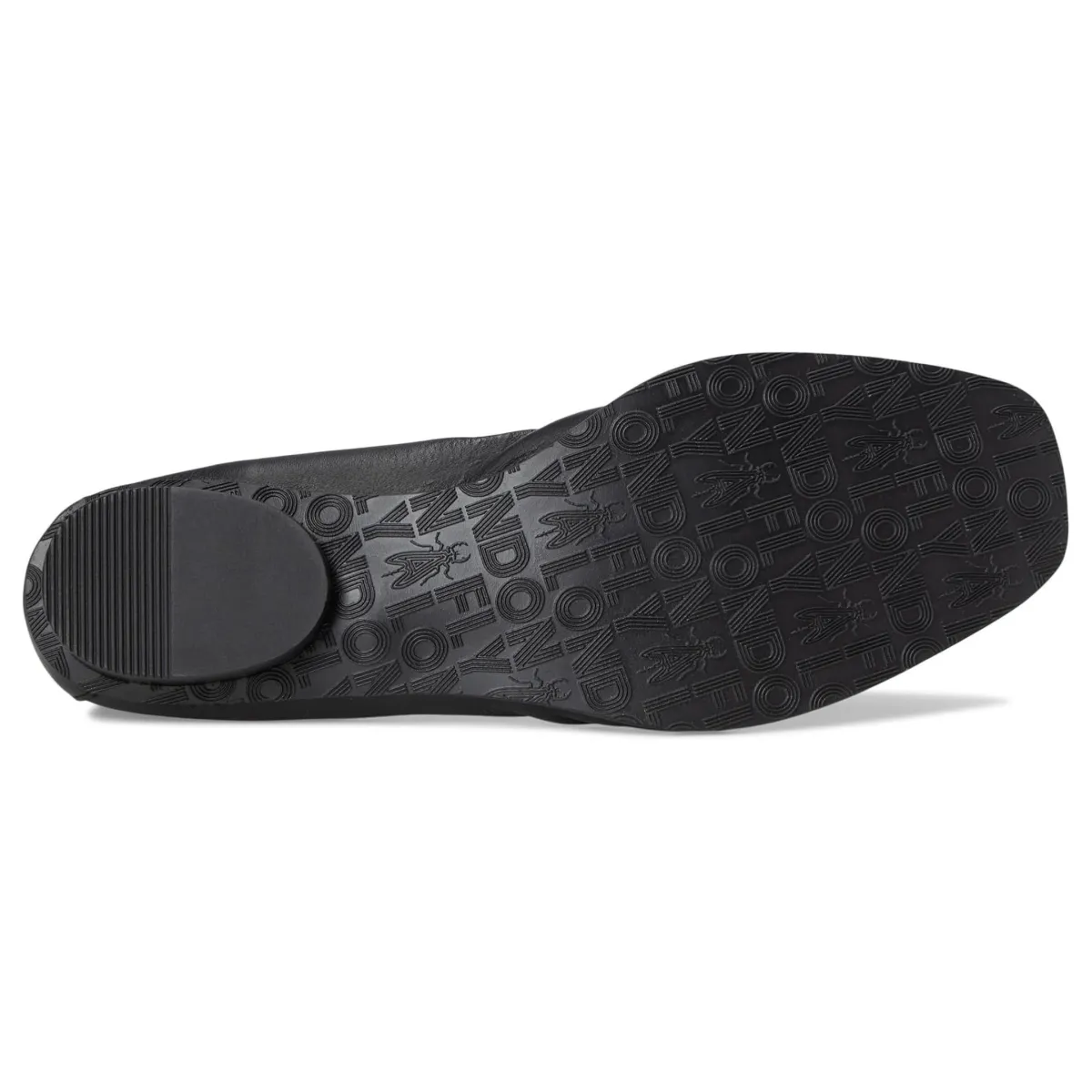 Fly London Damen BAPI264 Schwarz Samt Leder