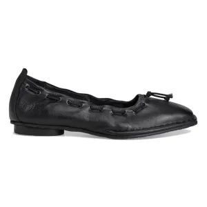 Fly London Damen BAPI264 Schwarz Samt Leder