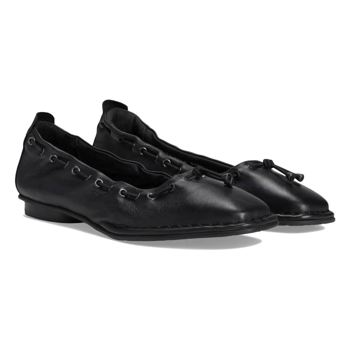 Fly London Damen BAPI264 Schwarz Samt Leder