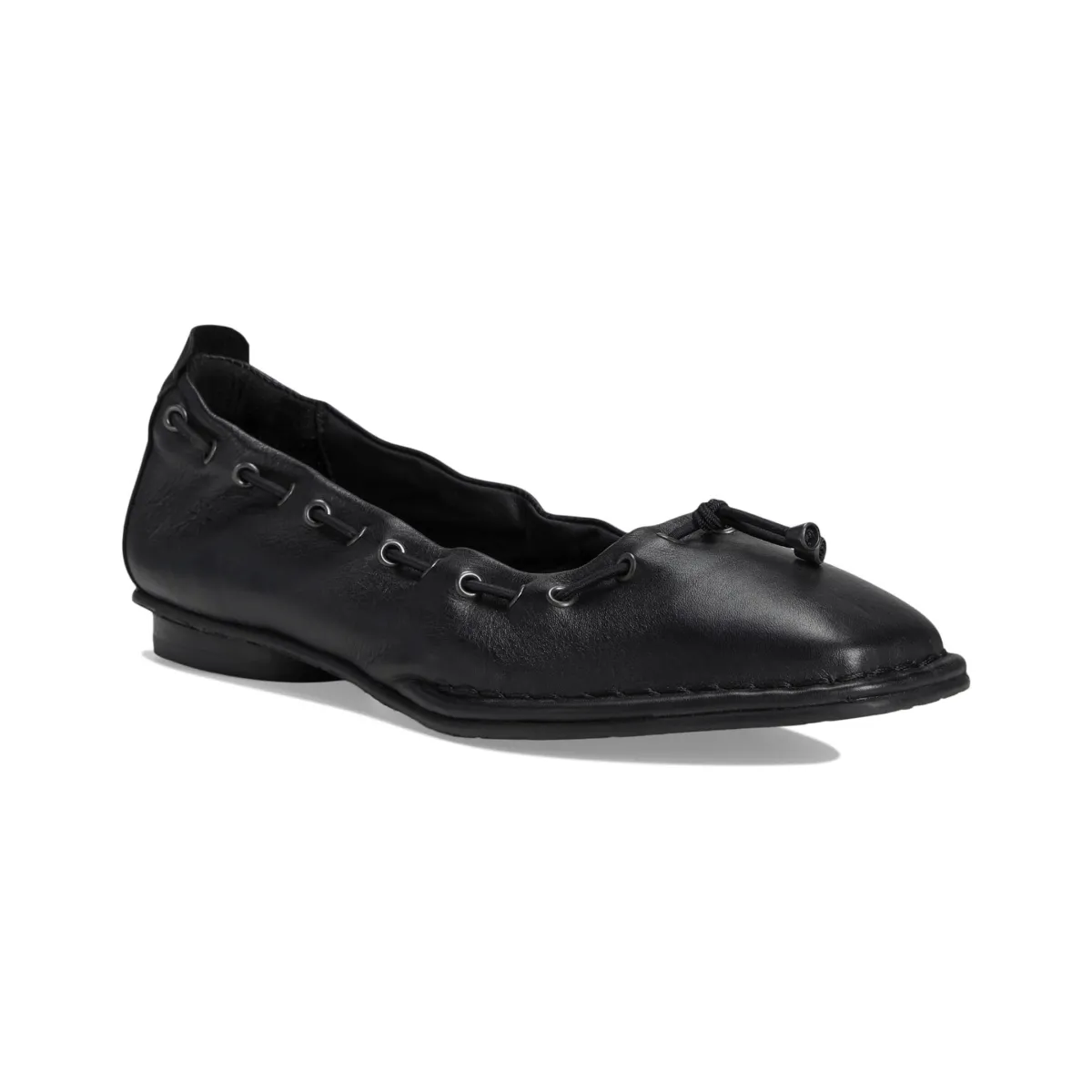 Fly London Damen BAPI264 Schwarz Samt Leder