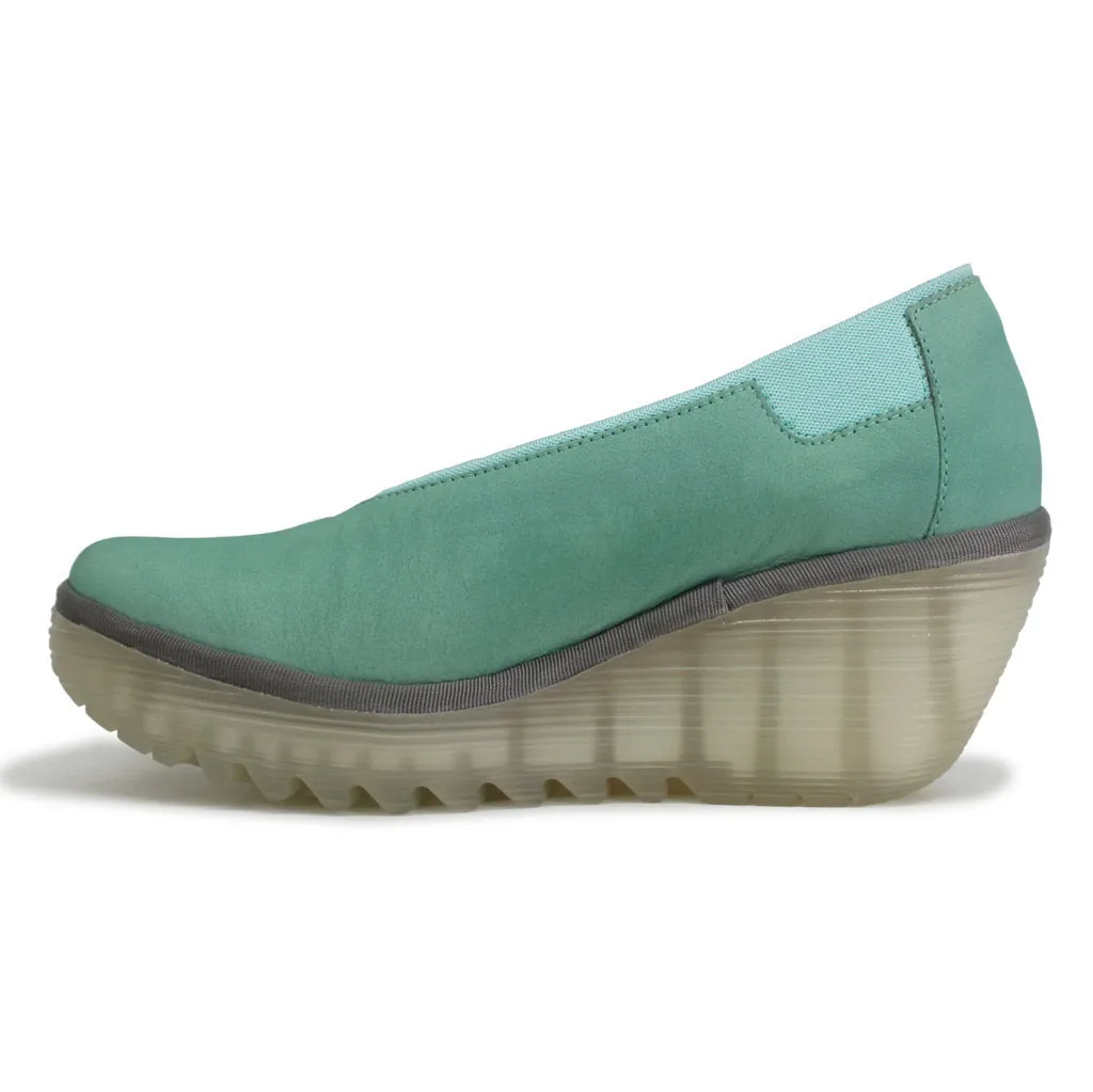 Fly London Yoza438Fly Leder Damen Keilabsatz Schuhe