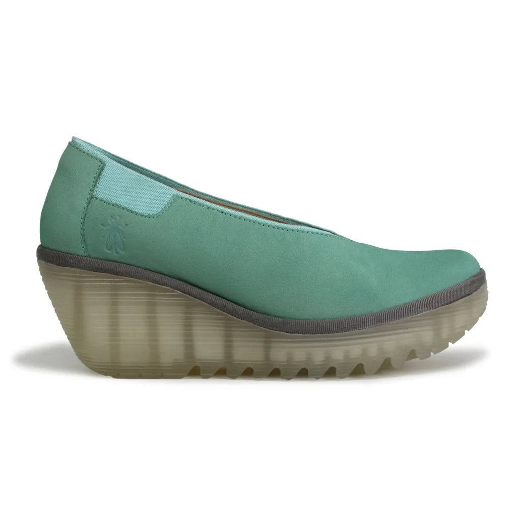 Fly London Yoza438Fly Leder Damen Keilabsatz Schuhe