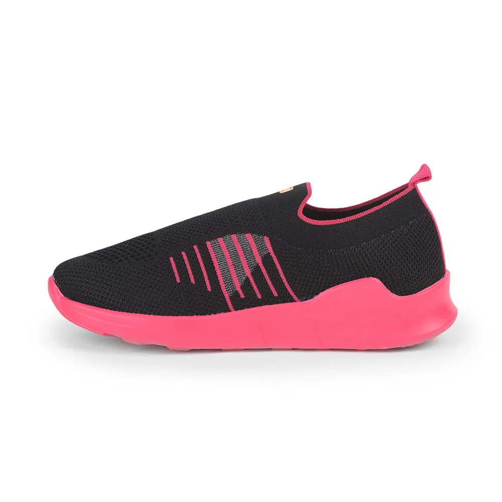 Force 10 Schlupfschuhe ohne Schnürung für Damen in Schwarz AVILA-36 von Liberty