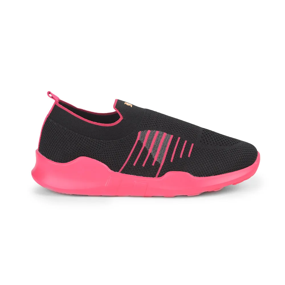 Force 10 Schlupfschuhe ohne Schnürung für Damen in Schwarz AVILA-36 von Liberty