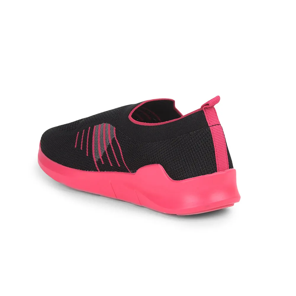 Force 10 Schlupfschuhe ohne Schnürung für Damen in Schwarz AVILA-36 von Liberty