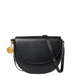 Frayme Medium Klapptasche Alter Mat, Schwarze Taschen_Stella Mccartney_Taschen