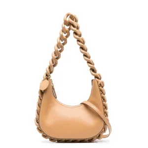 Frayme Schultertasche C/B Körniger Farbton, Kamel Taschen_Stella Mccartney_Taschen