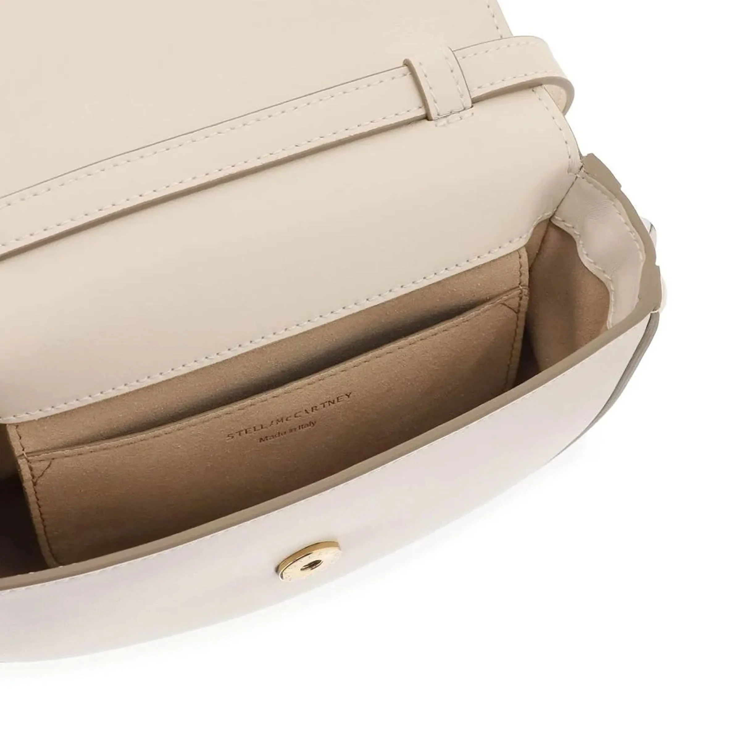 Frayme Small Flap Bag Alter Mat, Weiße Taschen_Stella Mccartney_Taschen