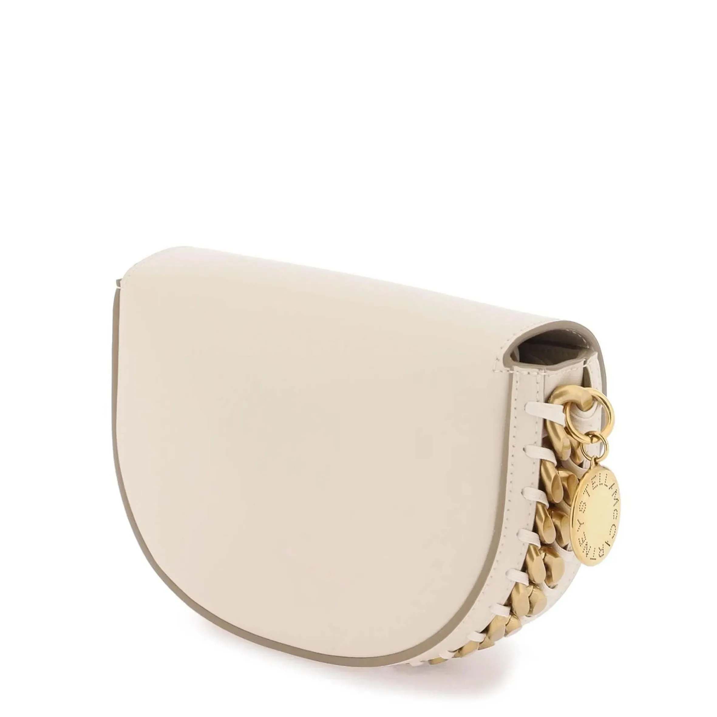 Frayme Small Flap Bag Alter Mat, Weiße Taschen_Stella Mccartney_Taschen